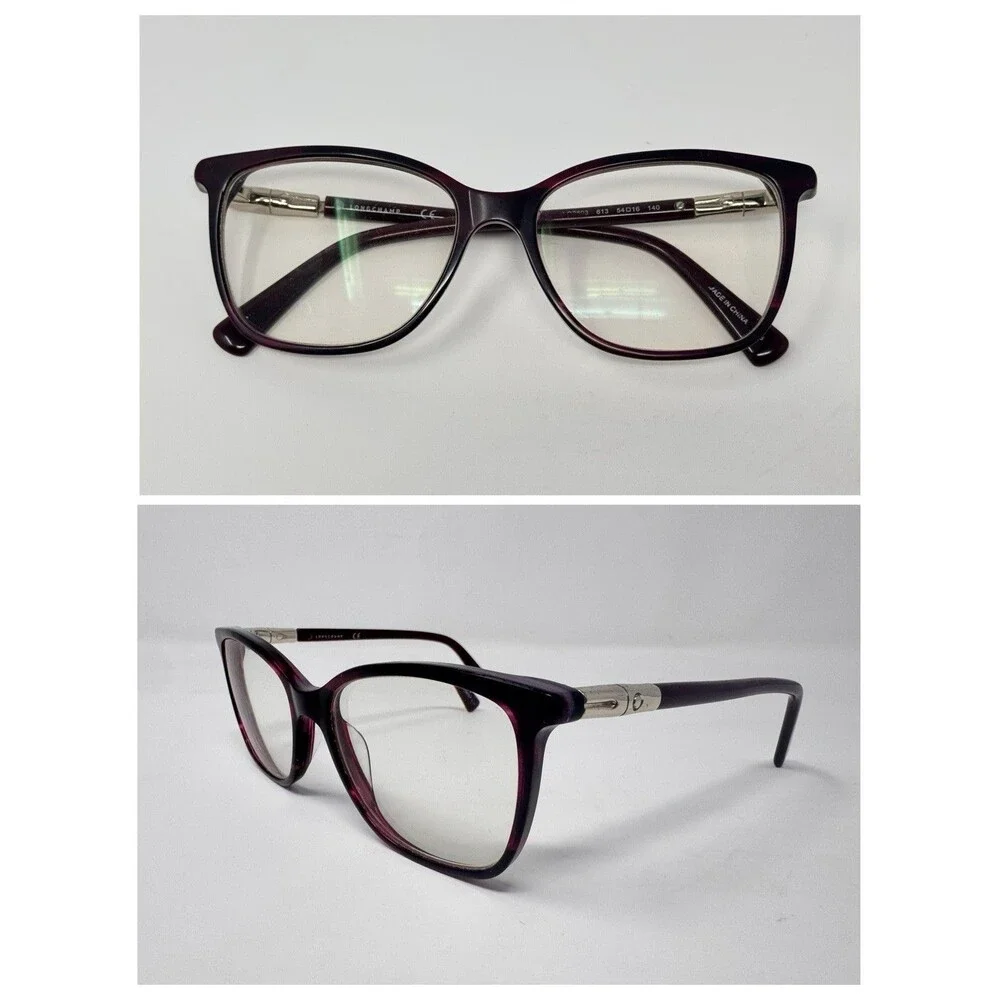 Longchamp LO2603 613 Eyeglass Frames Only 54-16-140 Burgundy Authentic